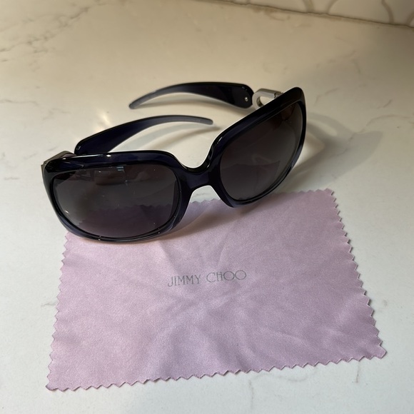 JIMMY CHOO MARGE OVERSIZE SUNGLASSES✨ - Picture 1 of 15